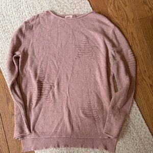 Philosophy Women's Pink Star Sweater